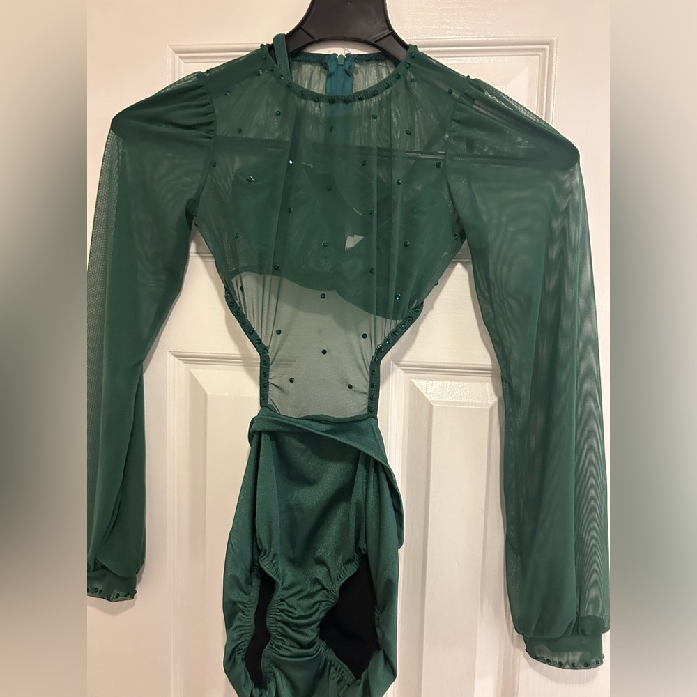 Kids Green Dance Costume